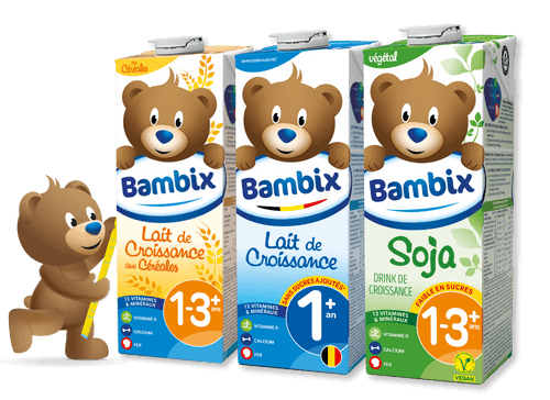 Laits et drinks de croissance